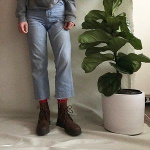 Beautiful Suede Lace-Up Boots